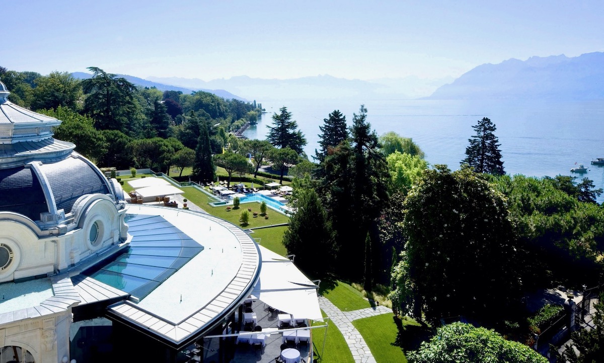 Classy colibri at the Hotel Beau Rivage Palace in Ouchy, Lausanne, Switzerland